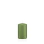 Pillar candle MAEVA, pastel green, 3.1"/8cm, Ø2"/5cm, 18 hours - Made in Germany