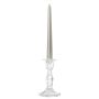 ANAMARIA glass candle holder for taper candles, clear, 15.3 cm, Ø6 cm