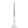 ANAMARIA glass candle holder for taper candles, clear, 19 cm, Ø 6 cm