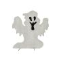 Halloween decorative figure – SPOOKY GHOST silhouette, white, 58cm