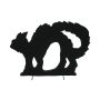Halloween Decorative Silhouette Cat SPOOKY CAT, black, 43cm