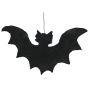 Halloween decoration silhouette bat SPOOKY BAT, black, 32cm