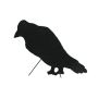 Halloween decorative silhouette crow SPOOKY CROW, black, 63cm