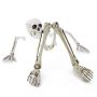 Halloween decorative skeleton figure parts ADALBERT with 5 ground stakes, 19cm, 45cm, 66cm