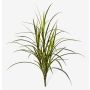 Plastic reed grass HANNI on spike, green, 31"/80cm