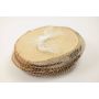 3 birch wood discs NINO, natural, 5.5"x8"/14x21cm