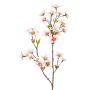 Artificial apple blossom branch SADAKA, flowering, white-pink, 33"/85cm