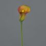 Fake Calla flower CHIDORA, orange-yellow, 22"/55cm, 2"x2.4"/5x6cm