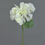 Plastic hydrangea CHIDORI, white-green, 12"/30cm, Ø 5"/13cm