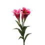Fake flower Easter lily ERISA, pink, 30"/75cm, Ø 3.1"-4.3"/8-11cm
