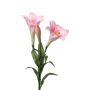 Fake flower Easter lily ERISA, light pink, 30"/75cm, Ø 3.1"-4.3"/8-11cm