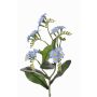 Artificial Forget-me-not ESTHER, blue, 14"/35cm, Ø0.6"/1.5cm