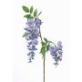Artificial wisteria twig NEZUMI, flowering, blue, 3ft/105cm