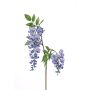 Artificial wisteria twig NEZUMI, flowering, blue, 3ft/105cm