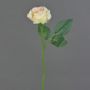 Artificial flower Rose GABI, cream-pink, 10"/25cm, Ø 2"/5cm