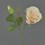 Artificial cabbage rose JUDY, salmon, 14"/35cm, Ø 3.1"/8cm