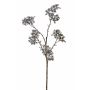 Artificial Patrinia branch KANUGI, flowering, blue, 26"/65cm