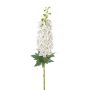Artificial delphinium RIKKE, white, 3ft/95cm, Ø 4.3"/11cm