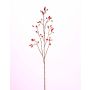 Decorative rosehip branch EDITH with fruits, red, 4ft/110cm
