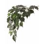Artificial weeping fig branch YUGI, flame retardant, 30"/75cm