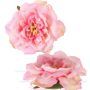 Decorative rose blossom SASKIA, floating, pink, 2"/5cm, Ø 5.9"/15cm