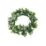 Decorative jasmine wreath REBEKKA, crossdoor, white, Ø 12"/30cm