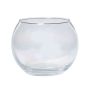 Tealight holder TOBI OCEAN, globe/round, clear, 3.3"/8,5cm, Ø4.3"/11cm