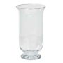 Lantern LEA OCEAN with pedestal, cylinder/round, clear, 16"/40cm, Ø9"/22cm