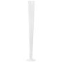 Floor vase WANJA with pedestal, funnel/round, clear, 31"/80cm, Ø4.3"/11cm