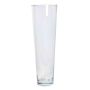 Floor vase ANNA OCEAN, funnel/round, clear, 28"/70cm, 8.66"/Ø22cm