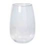 Candle glass AUBREY, globe/round, clear, 16"/40cm, Ø11"/27cm