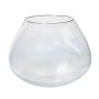 Candle glass JOY, globe/round, clear, 10"/25cm, Ø7"/18cm-Ø13"/32cm