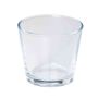 Flower pot THEA, conical/round, clear, 3.5"/9cm, Ø4"/10cm