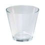 Flower pot THEA, conical/round, clear, 5.1"/12,5cm, Ø5.5"/13,5cm