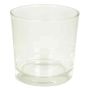 Flower pot BRIAN, cylinder/round, clear, 5.1"/12,5cm, Ø5.1"/13cm