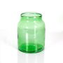 Lantern glass QUINN EARTH, recycled, clear-green, 12"/30cm, Ø8"/21cm