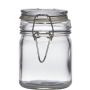 Mini preserving jar / spice jar POPPY with lid, cylinder/round, clear, 3.5"/9cm, Ø2.6"/6,5cm