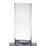 Floor vase of glass SANSA EARTH, cylinder/round, clear, 24"/60cm, Ø10"/25cm