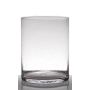 Flower vase of glass SANUA, cylinder/round, clear, 10"/25cm, Ø7"/19cm