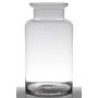 Flower vase KARIN EARTH made of glass, clear, 18"/45cm, Ø10"/25cm