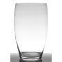 Floor vase of glass HENRY, conical/round, clear, 14"/36cm, Ø7"/19cm