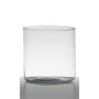 Table light glass ALONDRA, cylinder/round, clear, 6"/15cm, Ø6"/15cm