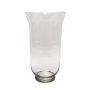 Table light glass LEA EARTH on pedestal, cylinder/round, clear, 15"/38cm, Ø8"/21,5cm