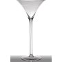 Cocktail glass / martini glass SACHA EARTH on pedestal, conical/round, clear, 28"/70cm, Ø11"/29cm