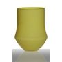 Flower pot JOLINA, cylinder/round, yellow-green, 8"/20cm, Ø6"/16cm