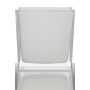 Flower pot KIM EARTH, cube/square, white, 5.5"x5.5"x5.5"/14x14x14cm