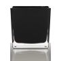 Tealight holder KIM EARTH, glass, black, 4"x4"x4"/10x10x10cm