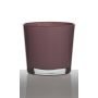 Flower pot ALENA, cylinder/round, dusky pink, 4.3"/11cm, Ø4.5"/11,5cm