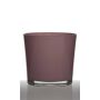 Flower pot ALENA, cylinder/round, dusky pink, 6"/16cm, Ø7"/17cm