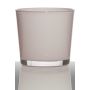 Flower pot ALENA, cylinder/round, light pink, 7"/19cm, Ø7"/19cm